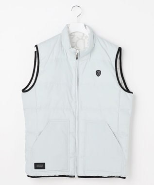 23区GOLF 【MEN】中綿リバーシブルベスト ライトグレー系
