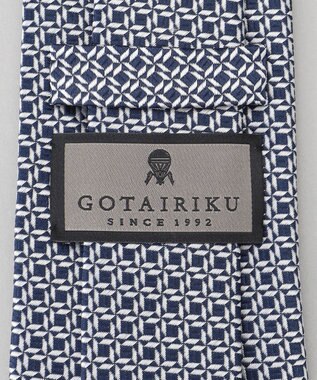 GOTAIRIKU GOTAIRIKU別注【MANTERO/マンテロ】ネクタイ_格子柄 ネイビー系8