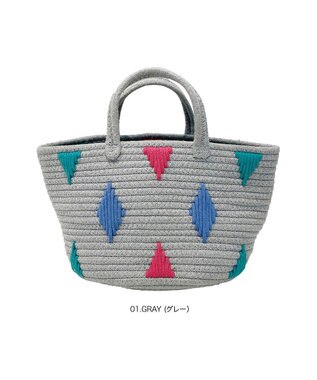 ROOTOTE 2987【インテリア＆トート】/ LT.デリ.ロープ.ロンブス-A 01：グレー