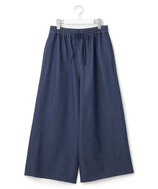 J.PRESS YORK STREET 【WOMEN】イージーワイドパンツ ネイビー系