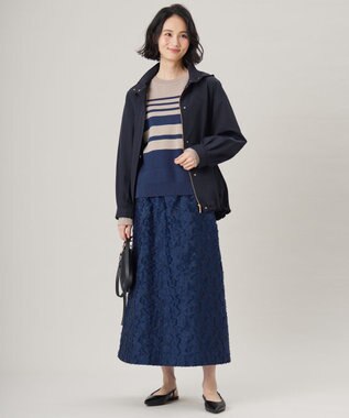 自由区 S 【カタログ掲載・撥水加工・洗える】コットンナイロンタッサー ブルゾン ネイビー