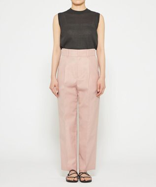 uncrave 【撥水・花粉防止・洗濯機洗い可】クリアツイル テーパードパンツ（uncrave STANDARD） ピンク