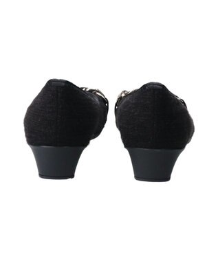 Bridget Birkin 【Bridget Birkin Walk】チェーンモチーフウォーキングパンプス ブラック雑材