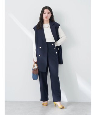 earth music&ecology シアーリブニットプルオーバー Off White