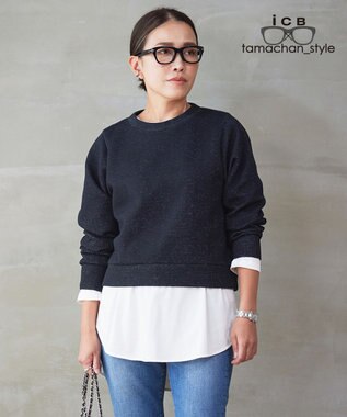 【ICB×tamachan_style コラボ】ラメスウェット