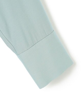 ICB 【WEB限定】 アセテートレーヨン ロングシャツ サックスブルー系