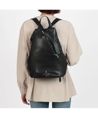 LANVIN en Bleu スフレ バックパック ブラック