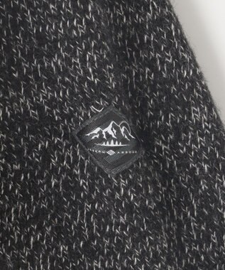 JOSEPH ABBOUD MOUNTAIN 【イタリア糸使用/サスティナブル素材/裏地付き/ライナードッキング対応】 コットンウール ニット アウター ブラック系