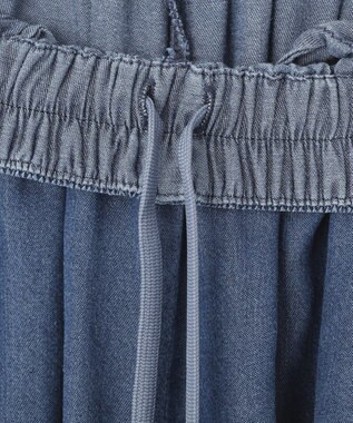 YECCA VECCA デニムコクーンドレープパンツ Black