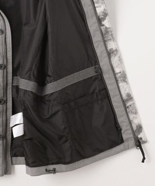 JOSEPH ABBOUD MOUNTAIN 【撥水/ライナードッキング対応】スライバー カモフラージュコンビ パーカー ライトグレー系