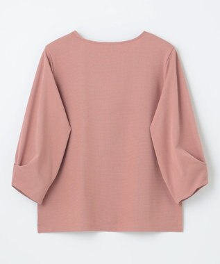 ANY L 【洗濯機可】袖タックプルオーバー ピンク