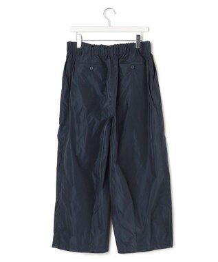 J.PRESS YORK STREET 【UNISEX】ポリエステルツイル ワイドパンツ ネイビー系