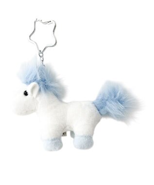 WEGO ふわふわポニーぬいぐるみキーホルダー