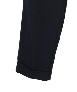 earth music&ecology リネンライクテーパードパンツ Navy