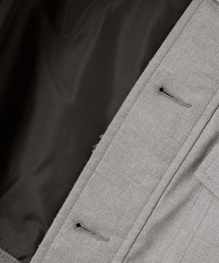 JOSEPH ABBOUD MOUNTAIN 【撥水/ライナードッキング対応】スライバー カモフラージュコンビ パーカー ライトグレー系