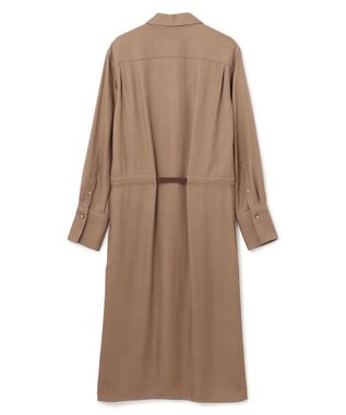 JOSEPH ビスコースツイル　シャツドレス Hickory