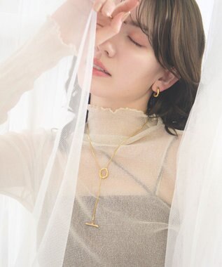 blancotokyo 【金属アレルギー対応】ニュアンスラリエットネックレス FLUIR