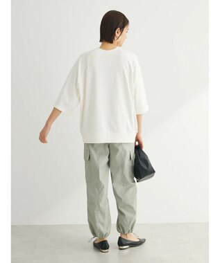 Green Parks BEST PRICE ２ｗａｙ ミニ裏毛ロゴトレＴＥＥ Off White