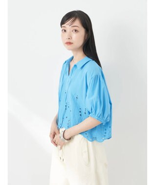 earth music&ecology エンブロイダリープルオーバー Off White