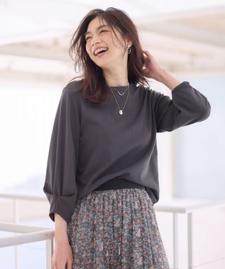 ANY タックスリーブプルオーバー チャコール