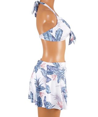 San-ai Resort（三愛水着楽園） 【新色ホワイト＆パープル入荷】４点セット水着　9M・11L【San-ai Resort（サンアイリゾート）】 ブルー