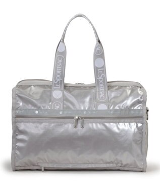 LeSportsac DELUXE MED WEEKENDER MH/ロゴジャガードシルバースナイデル ロゴジャガードシルバースナイデル