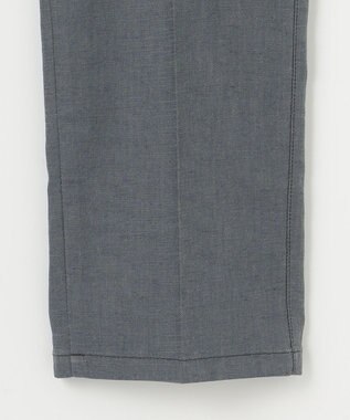 JOSEPH ABBOUD 【ウエストも伸びる！/ストレッチ】ミックスリネンシャンブレーパンツ グレー系