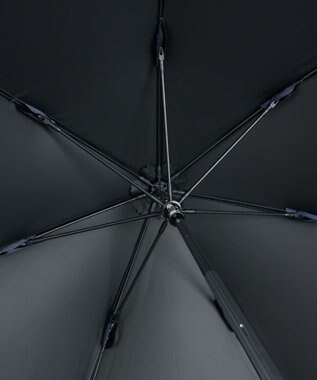 AURORA 【 NINA RICCI（ニナリッチ）】アップリケ刺しゅう/パイピング晴雨兼用傘（2段スライドショート傘） ネイビー