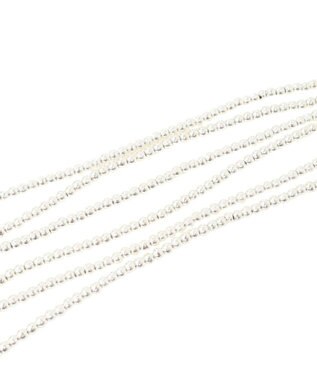 Green Parks ・ＨＡＬＦ　ＴＩＭＥ　ビーズ３連ネックレス Silver