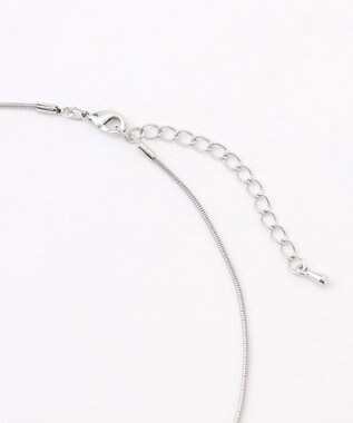組曲 センターパールメタルリングネックレス シルバー系