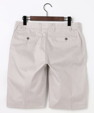 JOSEPH ABBOUD 【ウエストも伸びる!/JAPANファブリック】ヴィンテージコットンストレッチ ショート パンツ ライトグレー系