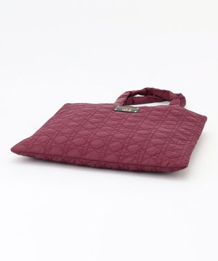 LA BAGAGERIE バイカラー　キルティングビッグトート ワイン