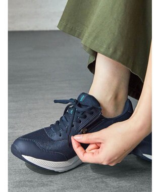 ASICS WALKING ゲルファンウォーカー W054 3E相当 ブルー系