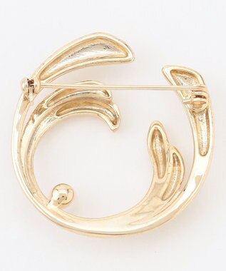 自由区 【カタログ掲載】アコヤパールサークル ブローチ ゴールド