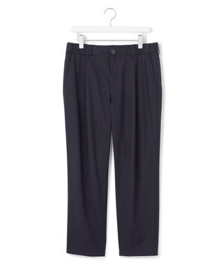 J.PRESS YORK STREET 【UNISEX】ウールライク テーパードイージーパンツ