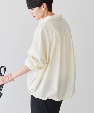 AMERICAN HOLIC シアードローコードシャツ Ivory