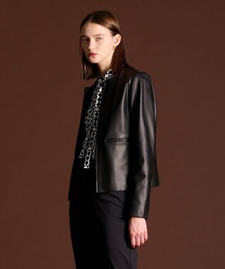 JOSEPH スムースレザー　ジャケット Black