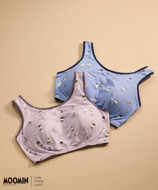 une nana cool 【ムーミン】MOOMIN × une nana ccol ナイトアップブラ PU