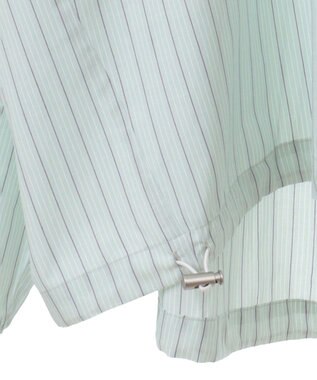 AMERICAN HOLIC シアードローコードシャツ Stripe Green