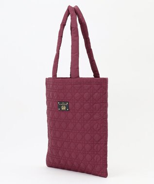 LA BAGAGERIE バイカラー　キルティングビッグトート ワイン