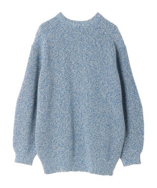 AMERICAN HOLIC 片畦クルーネックニットプルオーバー Blue