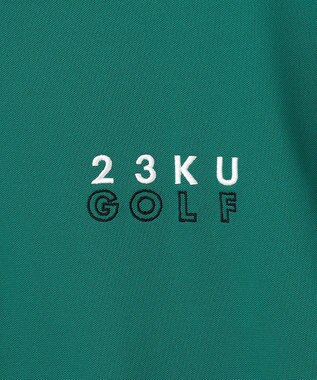 23区GOLF 【MEN】グラフィックロゴ 半袖ポロシャツ グリーン系