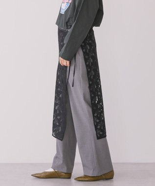 AMERICAN HOLIC ラップレーススカート Black