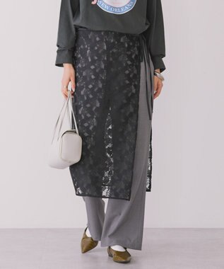 AMERICAN HOLIC ラップレーススカート Black