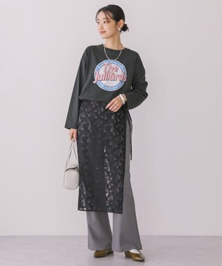 AMERICAN HOLIC ラップレーススカート Black