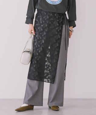 AMERICAN HOLIC ラップレーススカート Black