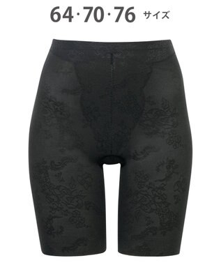 WACOAL ガードル ロング丈 【EverChic】 綿混メッシュ生地(本体) 通気性(本体) ほどよくおなか押さえ フリーカッティング仕様(裾) レディース GRC430 /ワコール