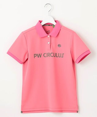 PW CIRCULUS 【WOMEN】【吸汗速乾】ベーシックカノコ ポロシャツ ピンク系