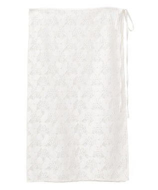 AMERICAN HOLIC ラップレーススカート Off White