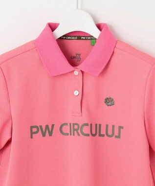 PW CIRCULUS 【WOMEN】【吸汗速乾】ベーシックカノコ ポロシャツ ピンク系
